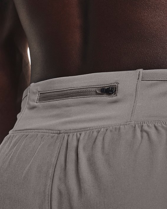 Pantalón corto UA Speedpocket de 13 cm para hombre, Gray, pdpMainDesktop image number 4